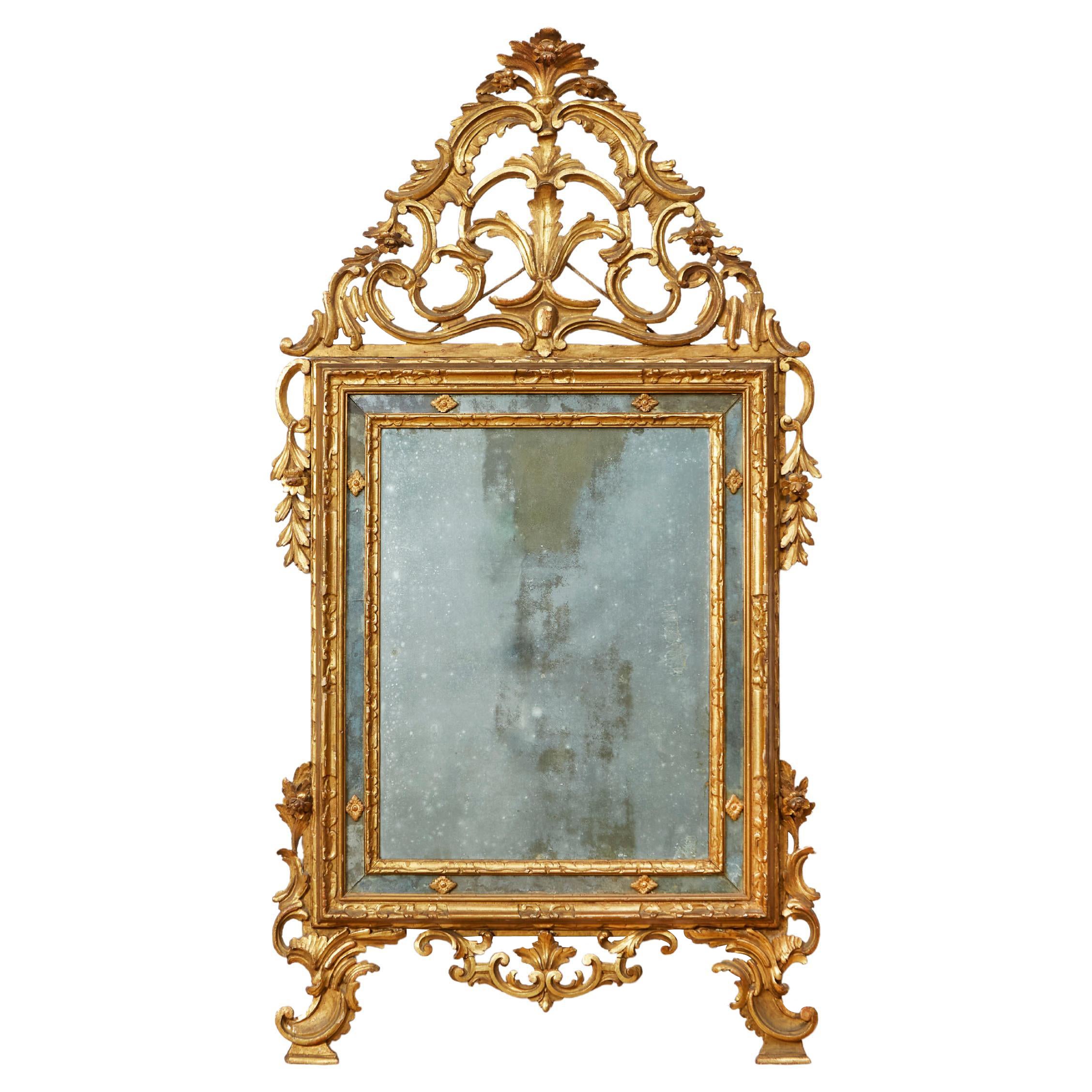 Miroir italien du XVIIIe siècle