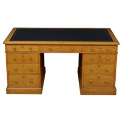 Holland and Son Partner's Desk in Oak