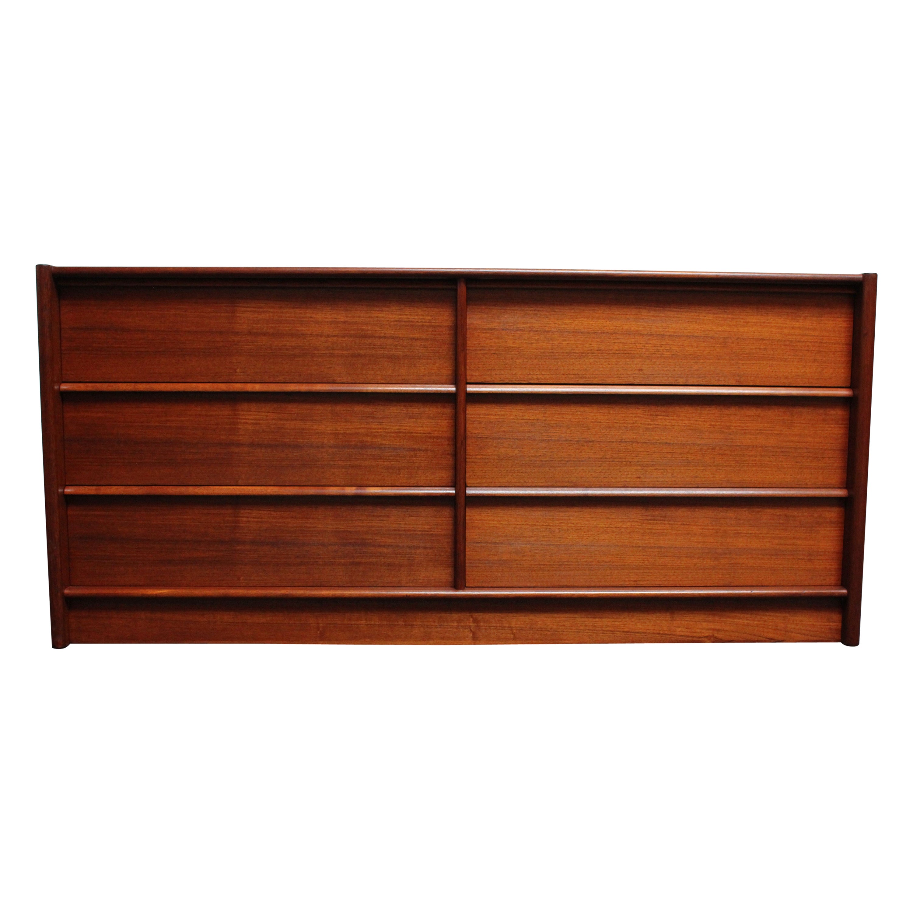 Danish Modern Teak Dresser / Chest of Drawers by Jesper