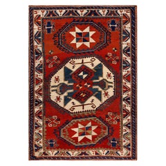 19th Century Caucasian Kazak Lori Pambak Carpet ( 5'8" x 8'5" - 172 x 256 )
