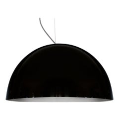 Vico Magistretti Suspension Lamp 'Sonora' 490 Black by Oluce