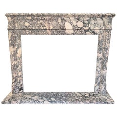 Louis XVI Mantel in Breccia Marble