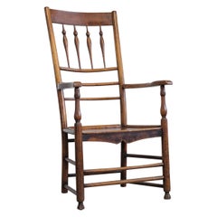 Original Philip Clissett Country Armchair, Signed, Arts and Crafts Chair