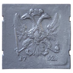 German Louis XV Style 'Coat of Arms' Fireback
