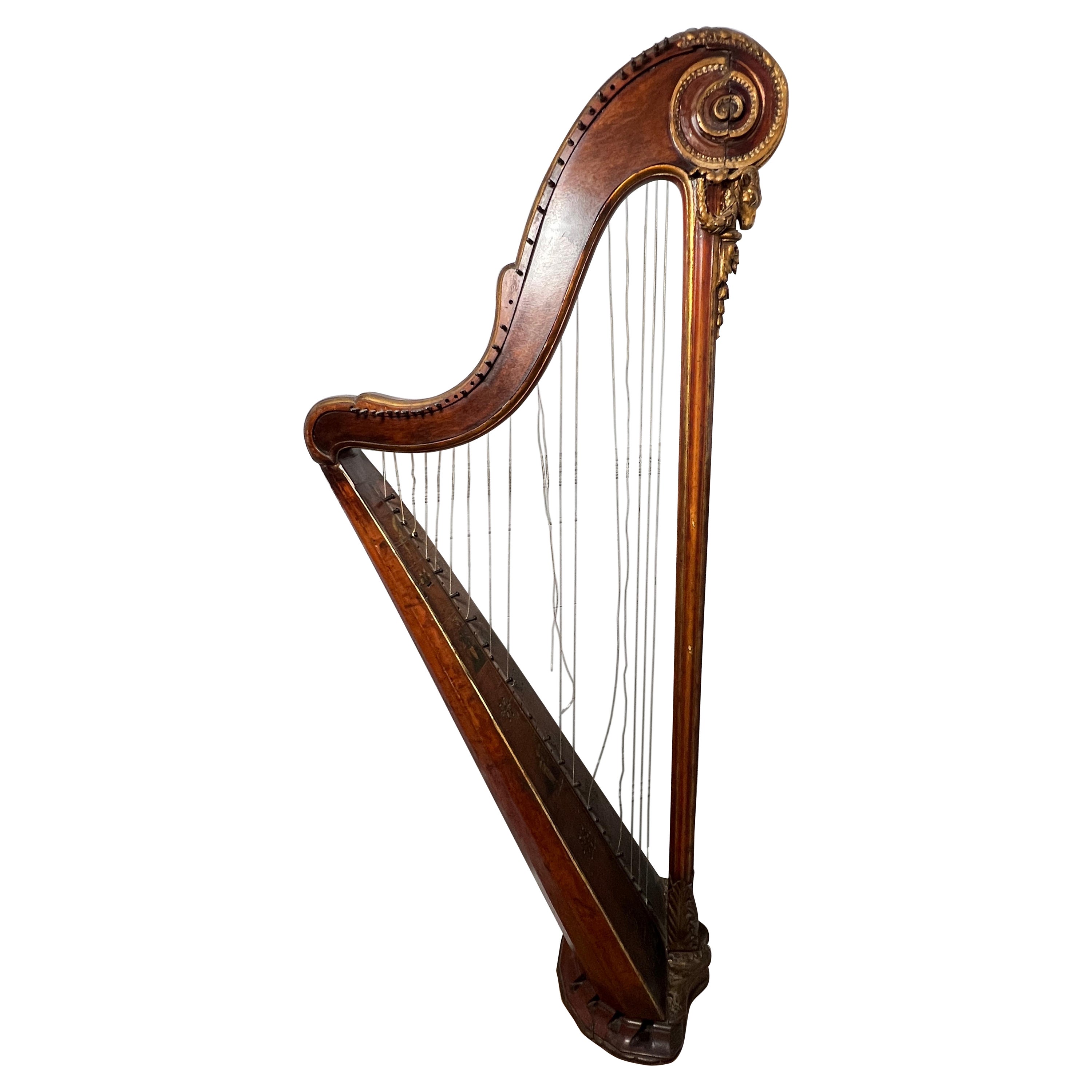 18th Century Harp by Cousineau père et Fils, Circa 1780