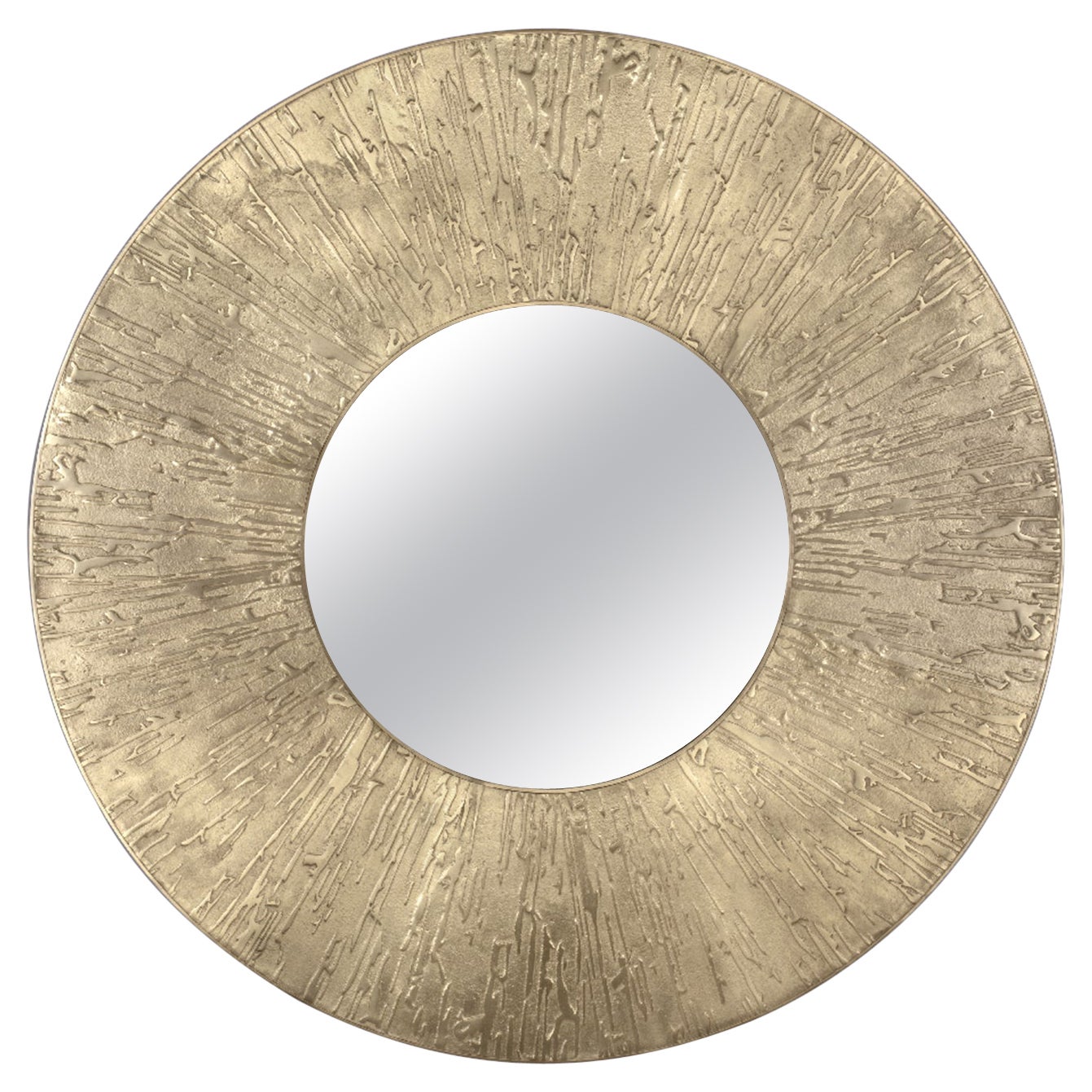 Inca Round Mirror