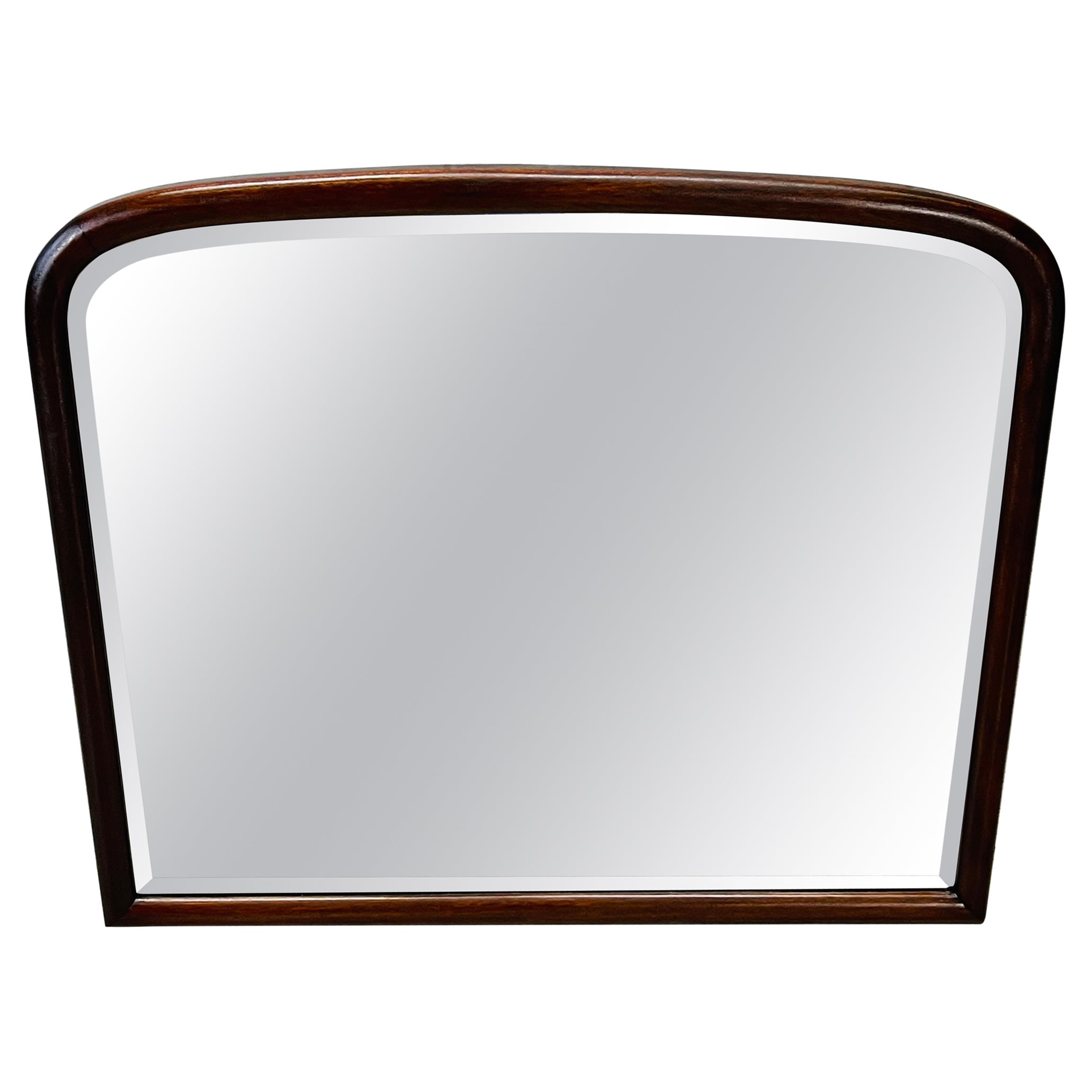 '70 Modern Deco Wall or Vanity Mirror For Sale at 1stDibs
