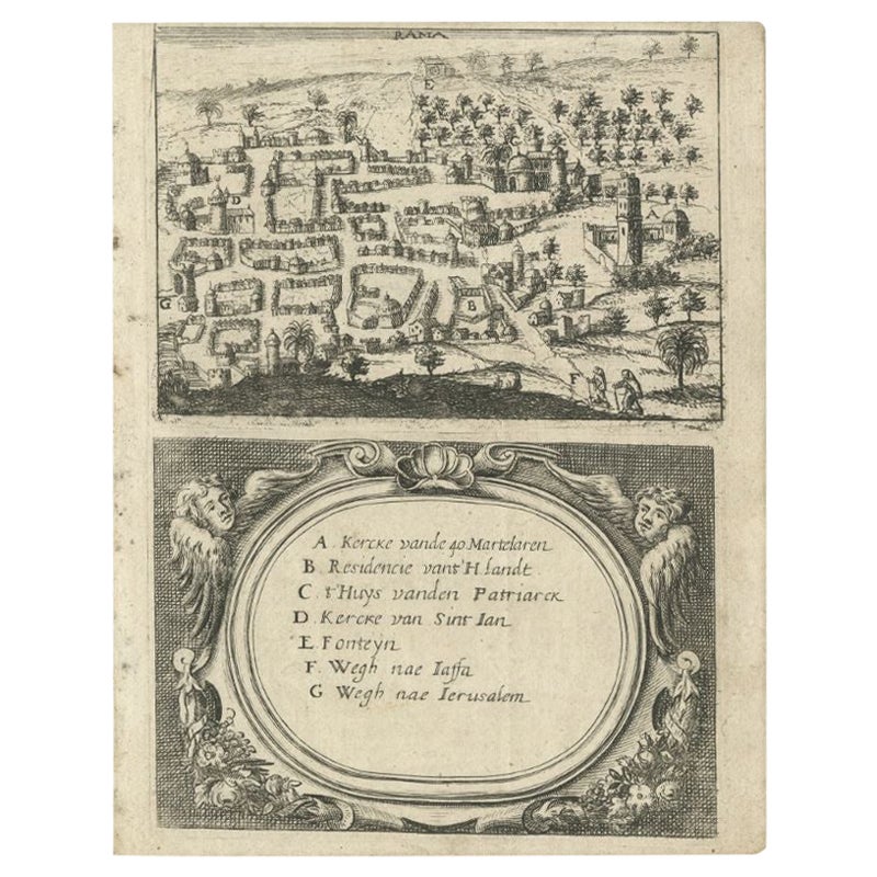 Antique Map of Ramma, c.1730