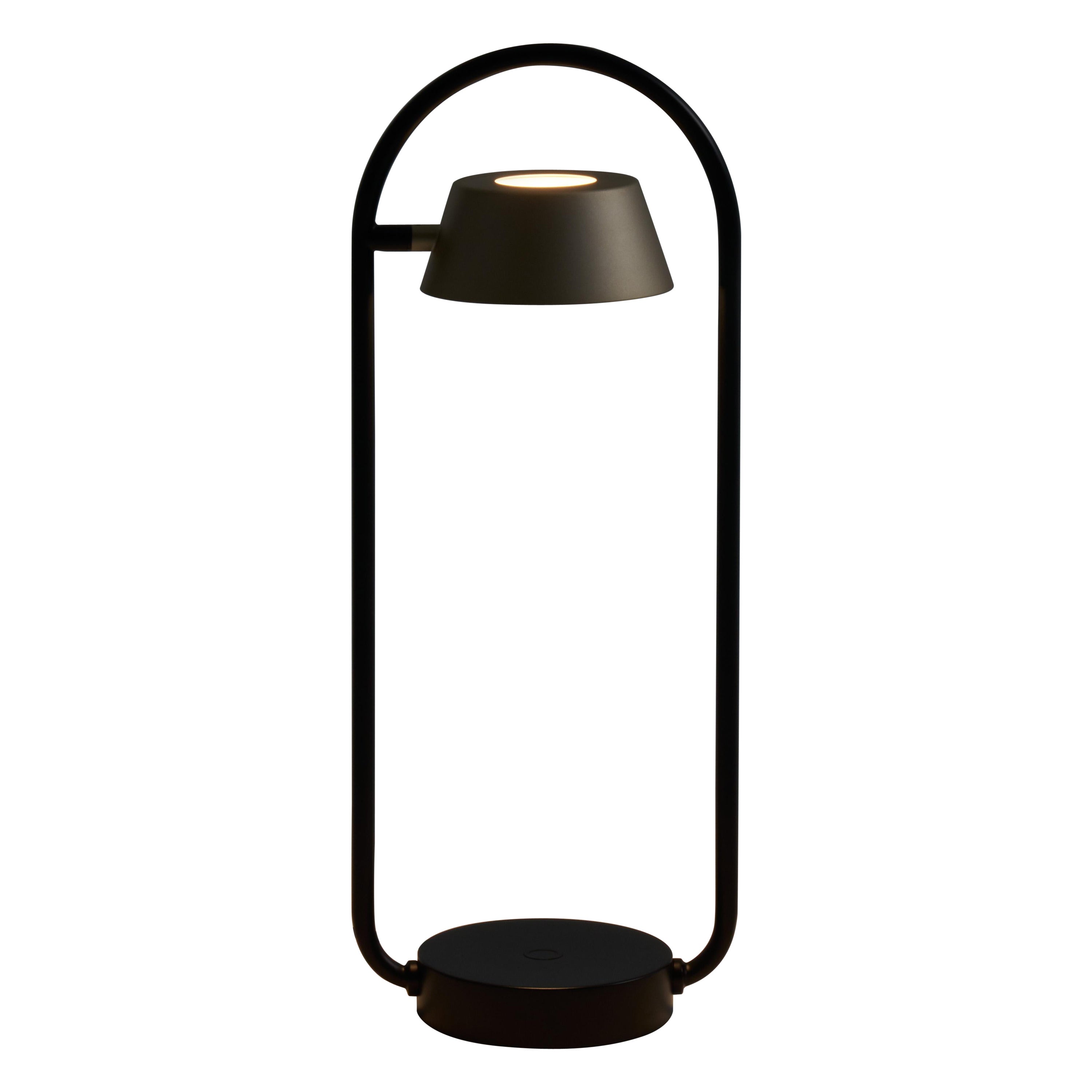 Olo Ring Table Lamp, 'Champagne Gold' 'Black' For Sale