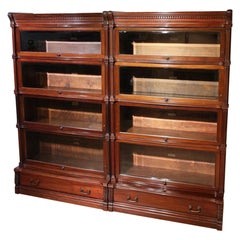 Mahogany Globe Wernicke Bookcase