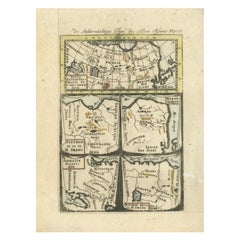 Antique Map of Northern Asia by Mallet, 1719