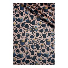 Giraffe Blush Velvet Fabric