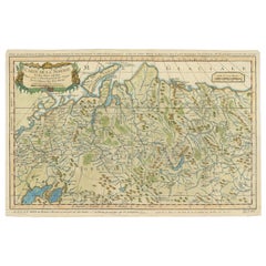Antique Map of Siberia by Bellin, 1754