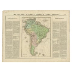 Used Map of South America by Buchon, 1825