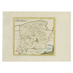 Antique Map of Oostergo by Von Reilly, 1791