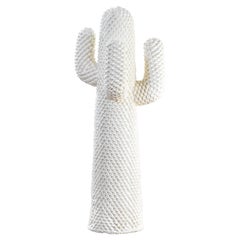 20th Century Gufram Drocco / Mello Cactus Coat Stand in White Polyurethane