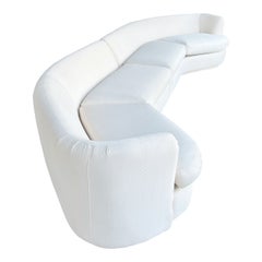 Sectional Cloud Sofa Modern Biomorphic Angled and Curved, 1980s