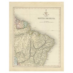 Antique Map of Part of South America by Archer, C.1860
