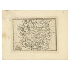 Antique Map of Persia and Afghanistan by Borghi, 1818
