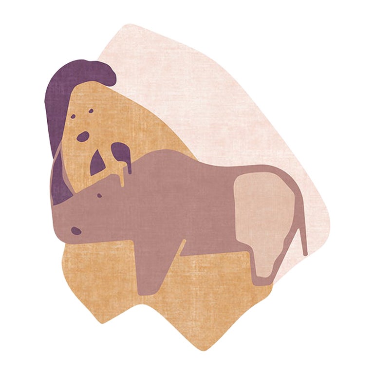 Rhino Rug Modern Mr. Rhino Rug by Circu Margical Furniture For Sale at 1stDibs