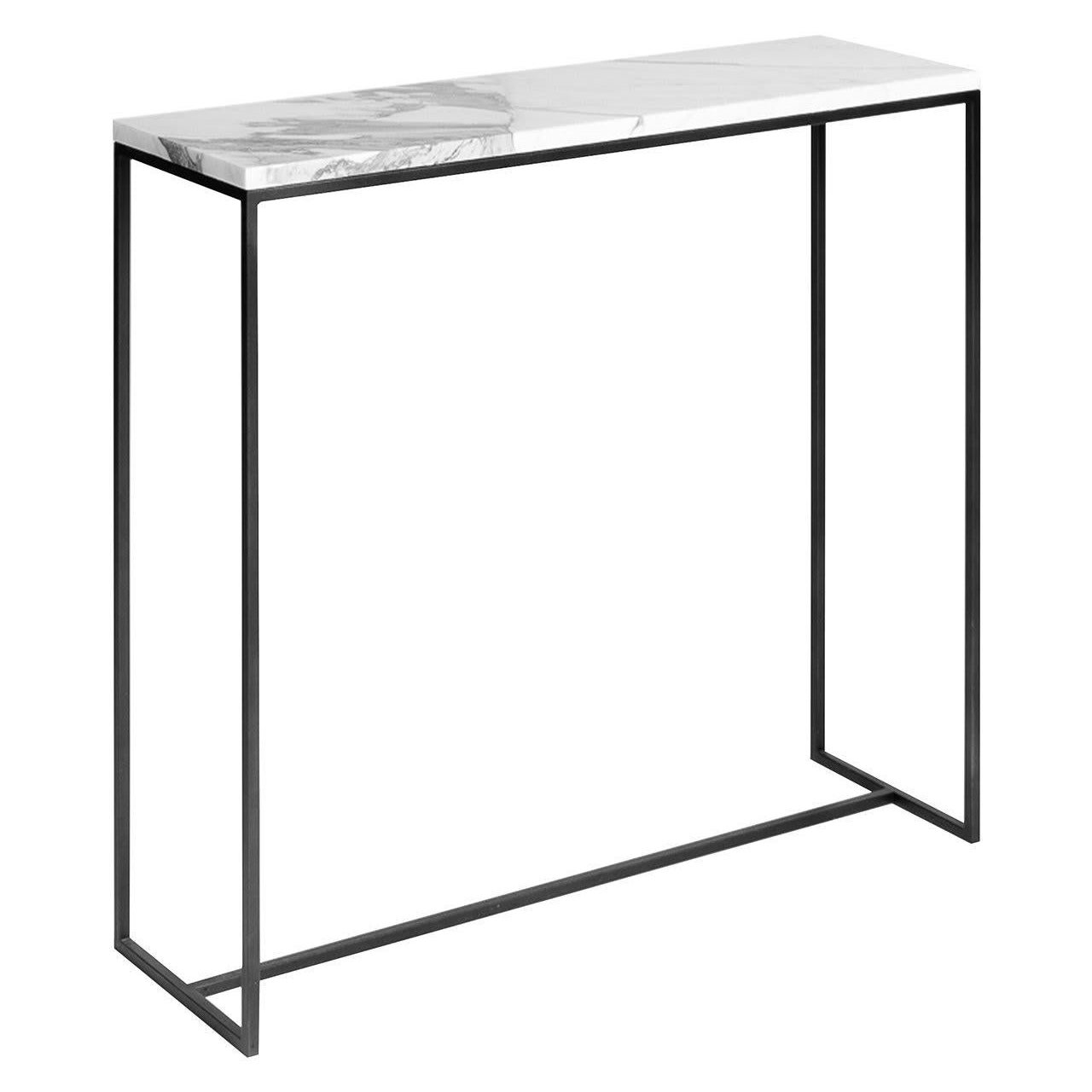 Tinetta White Carrara Console For Sale