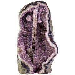 Exceptional “Excalibur” Amethyst Formation, Calcite, Agate, Quartz