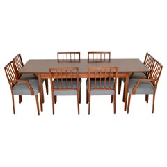 1960's Dining Table & 8 Chairs by Robert Heritage for Archie Shine