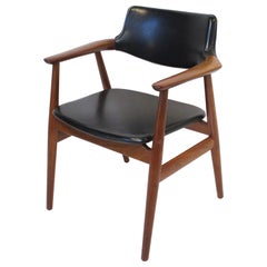 Vintage Erik Kirkegarrd Teak Desk Chair for Stolefabrik / Povl Dinesen, Denmark