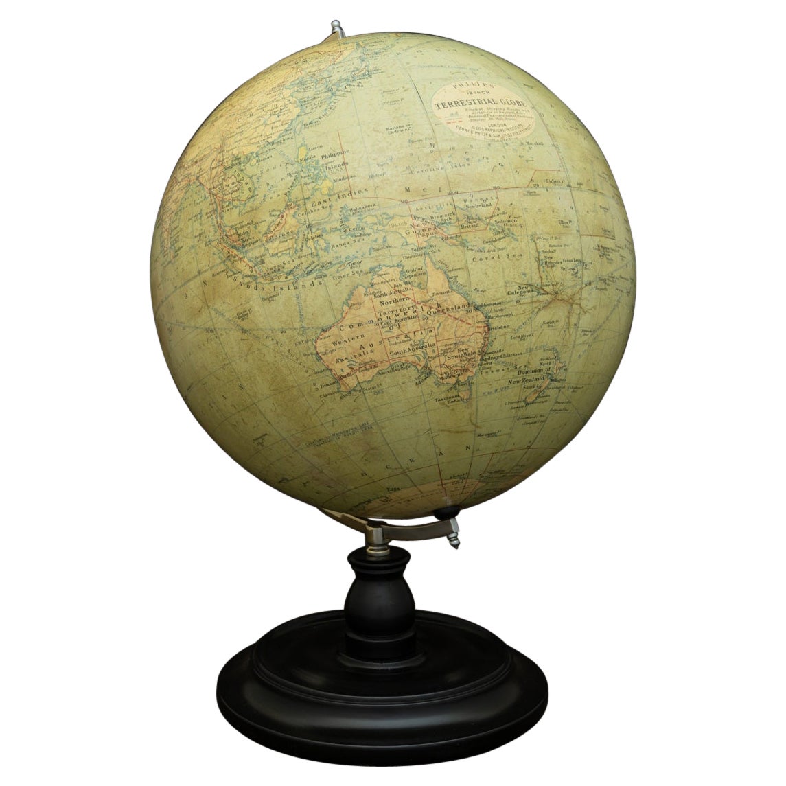 Philips' Terrestrial Globe, circa 1925