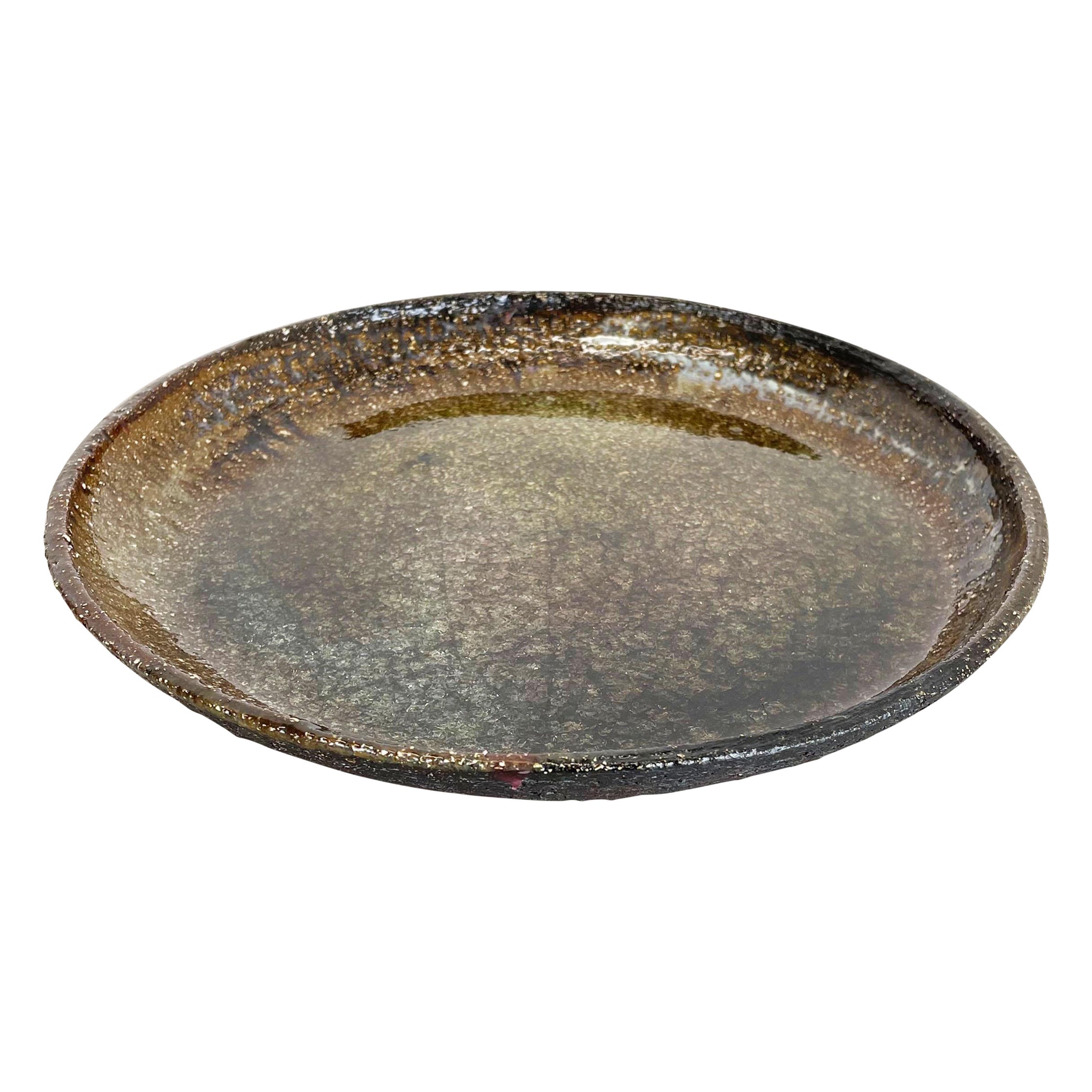 Ceramic Studio Pottery Bowl Shell Element by Gerhard Liebenthron, Germany, 1970s For Sale