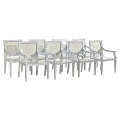 Pair of Mirrored Dining Chairs by Philippe Starck