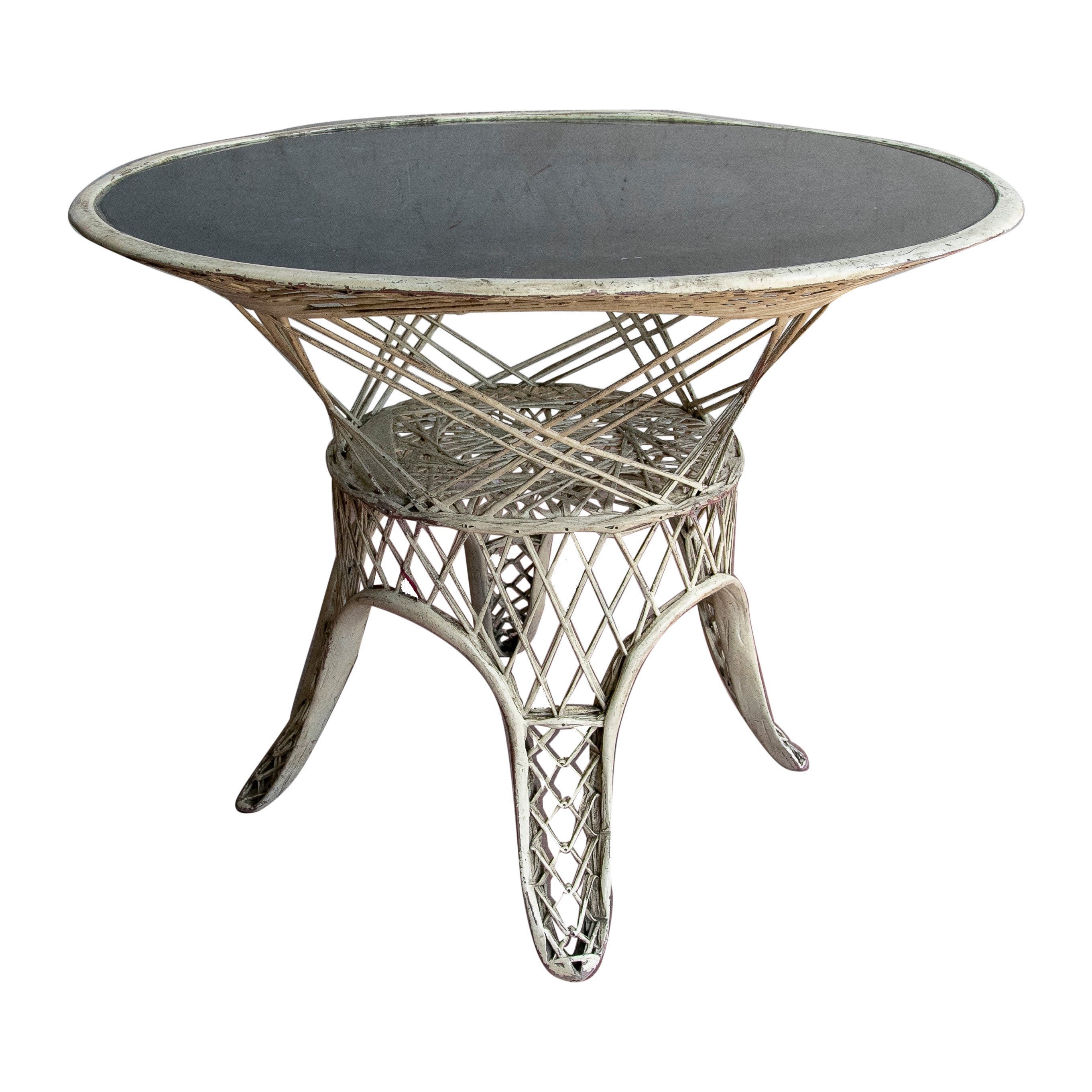 1980s Resin Garden Table