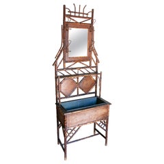 Vintage 1950s Philippine Bamboo Coat Rack