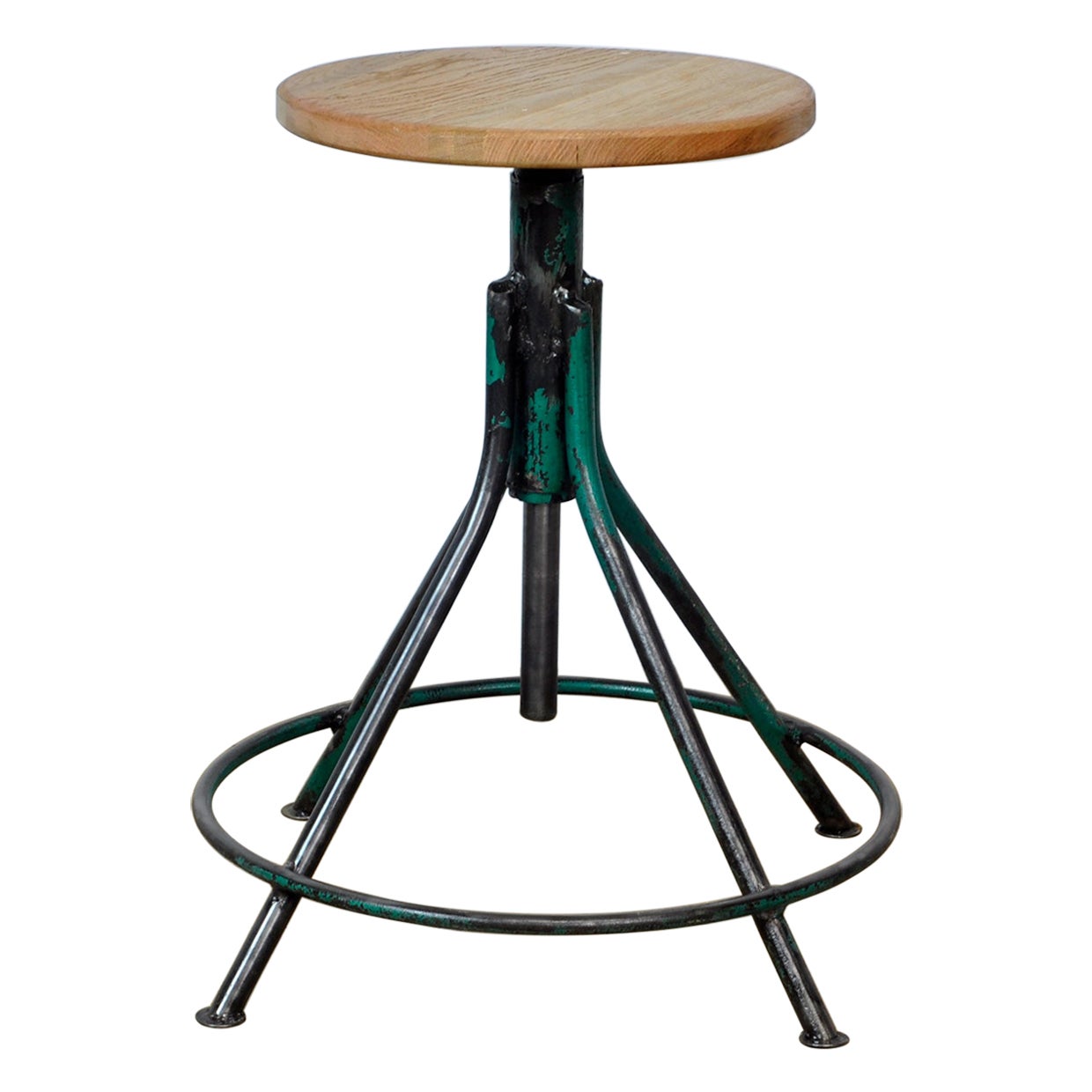 Industrial Swivel Stool, 1960's For Sale