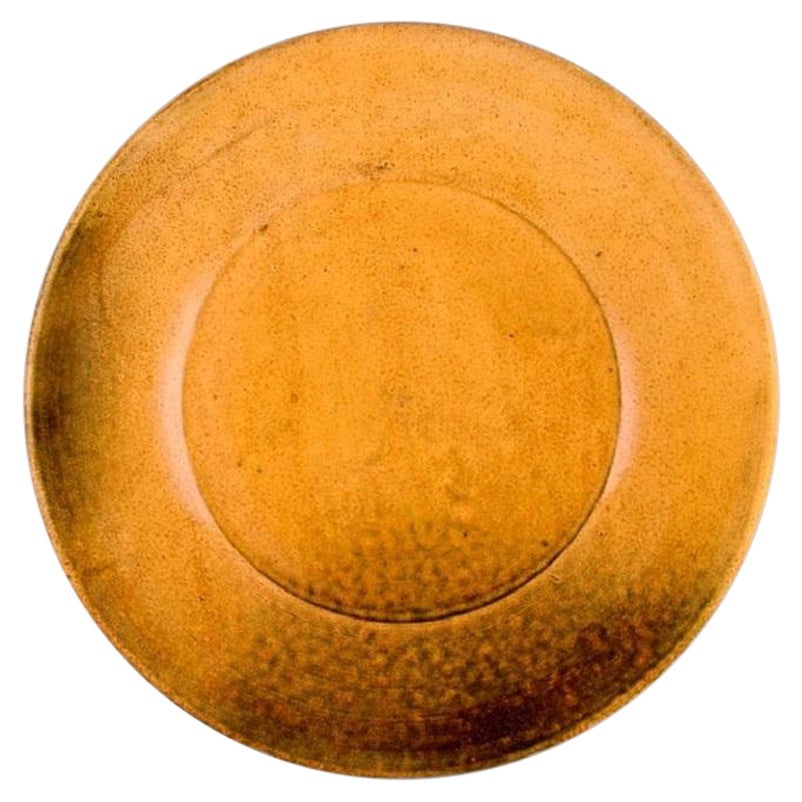 Svend Hammershøi for Kähler, Denmark, Large Bowl / Dish in Glazed Stoneware