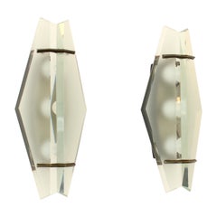 Fontana Arte Sconces by Max Ingrand Model 1937