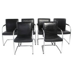 Vintage Leather Chairs by Antonio Citterio for Vitra