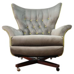 Mid-Century Modern Vintage G-Plan 6250 Lounge Blofeld Swivel Chair
