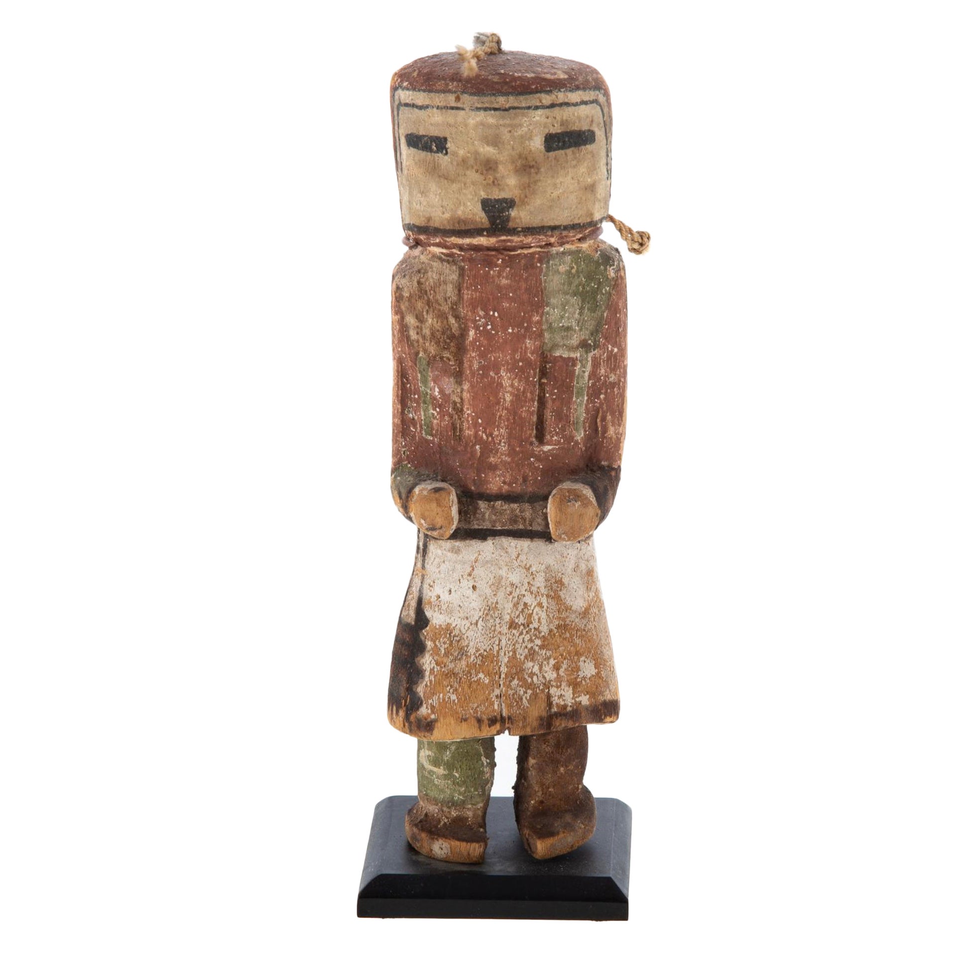 19th Century Hopi Carved and Painted Wood Kachina Figure