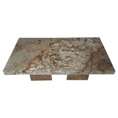 Stunning Solid Granite Pedestal Coffee Table