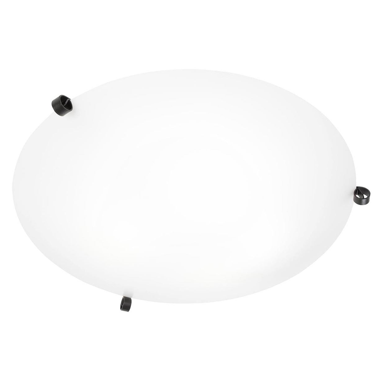 Konsthantverk Ögla D55 Black Ceiling Lamp For Sale
