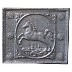 German Louis XV Style 'Horse' Fireback