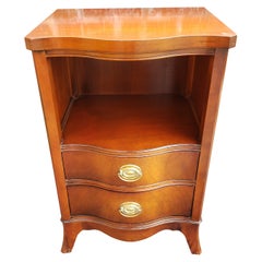 Drexel Travis Court Federal Mahogany Two Drawers Nightstand
