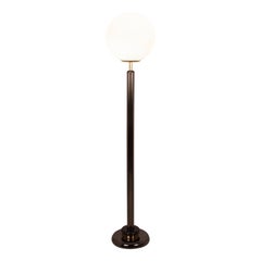 Standing Lamp Globe Brass, Spain 80's