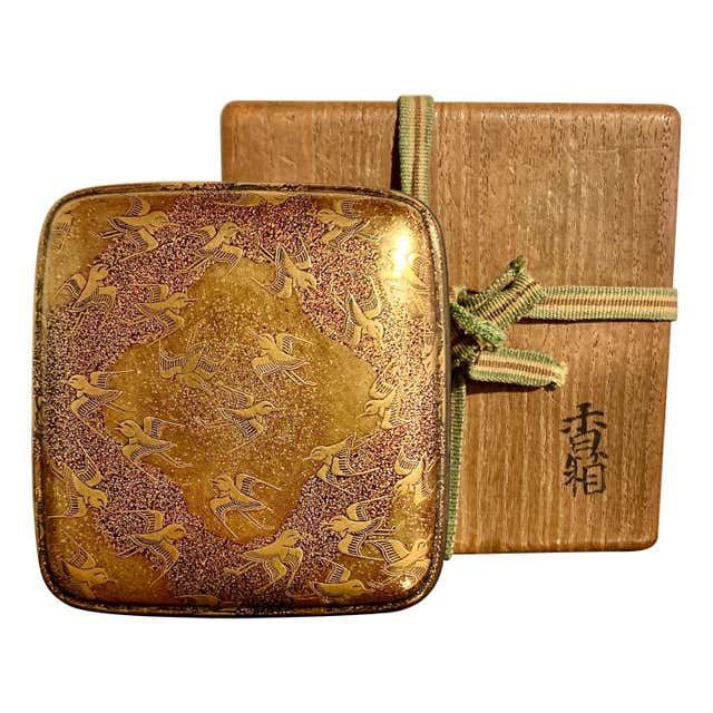 Japanese Lacquer Smoking Box, Tabako Bon, Edo Period, 19th Century For ...