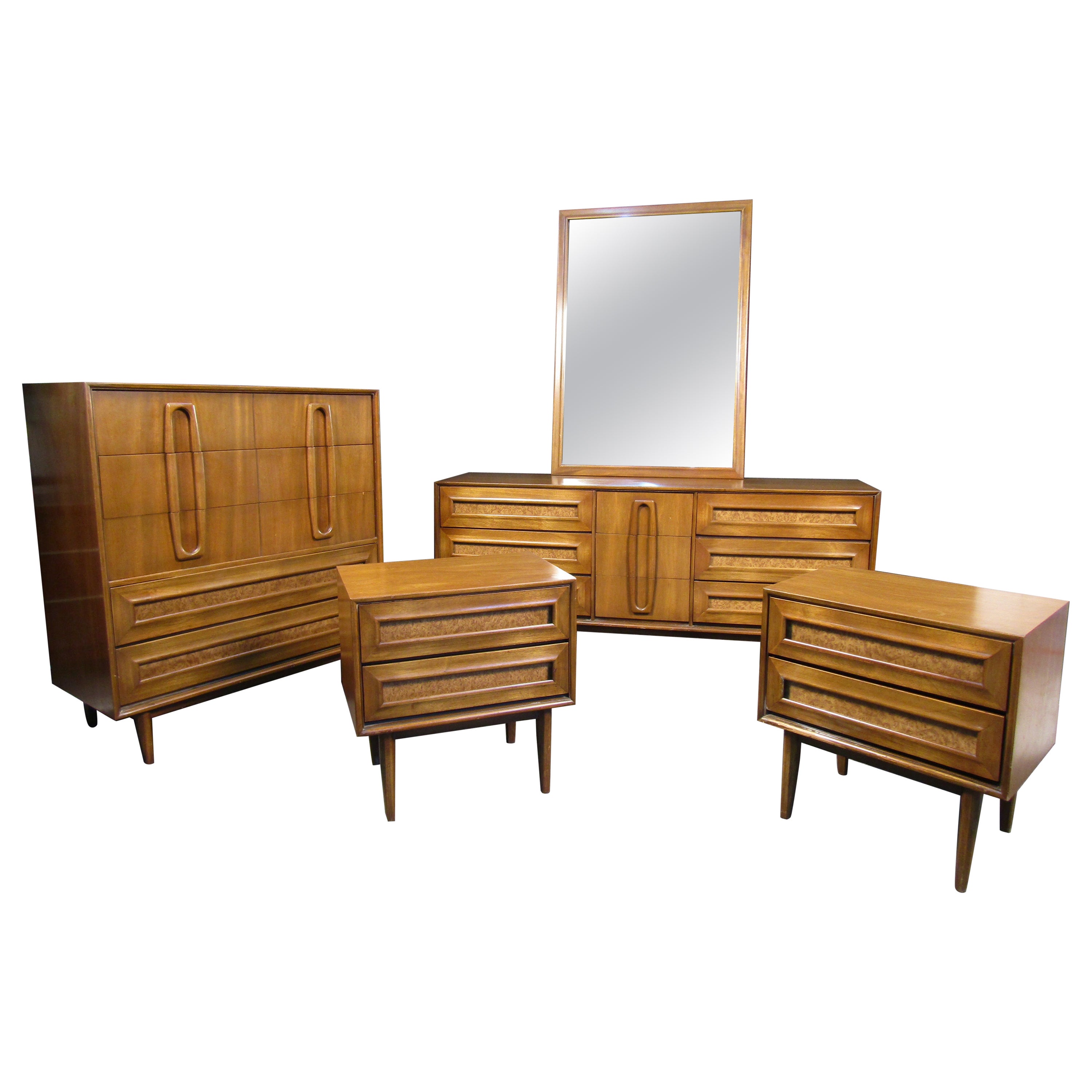 MidCentury Modern American Bedroom Set by Unagusta For Sale at 1stDibs