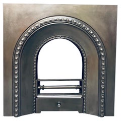 Victorian Scottish Carron of Falkirk Cast Iron Fireplace Insert