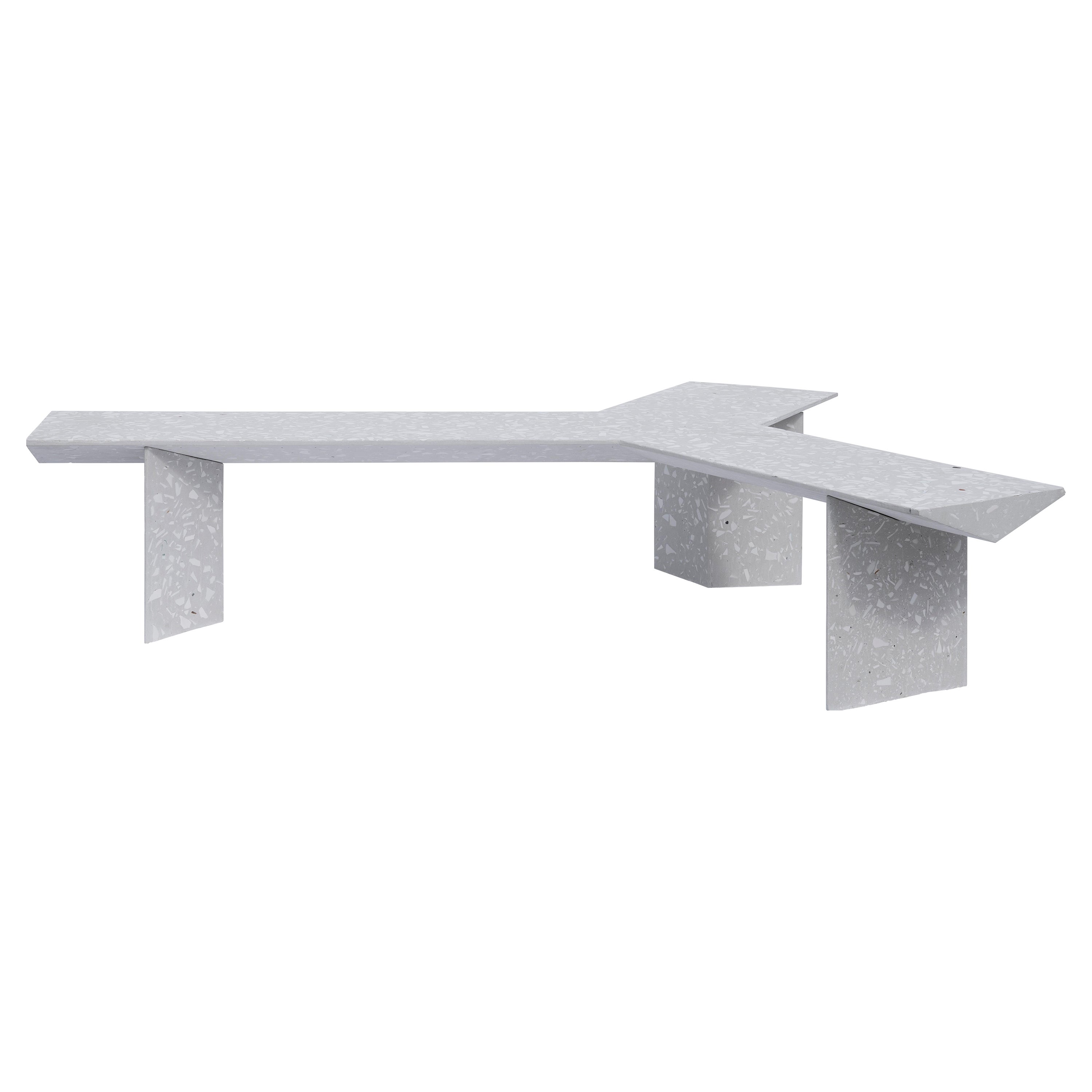 Contemporary Bench 'Liang 2' Made of Terrazzo, by Bentu Design For Sale