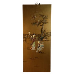 Panneau mural figuratif chinois en pierre sculptée à la main n° 3 