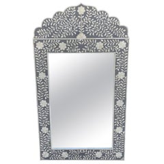 Arch Shaped Grey & White Bone Mirror